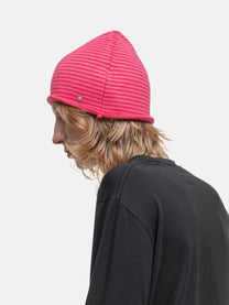 NOMAD BEANIE - PINK STRIPED