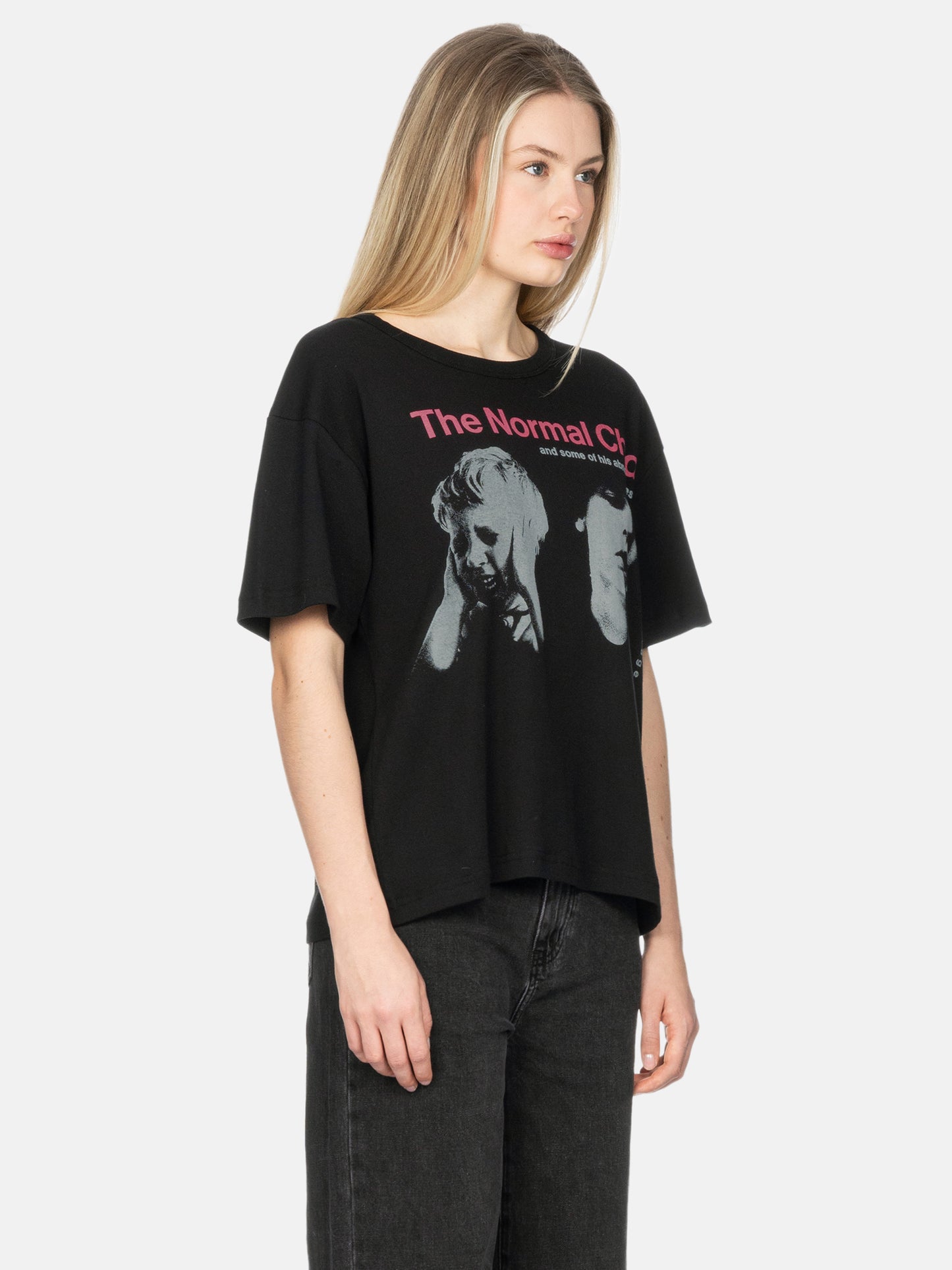 THE NORMAL CHILD BLACK 80S TEE