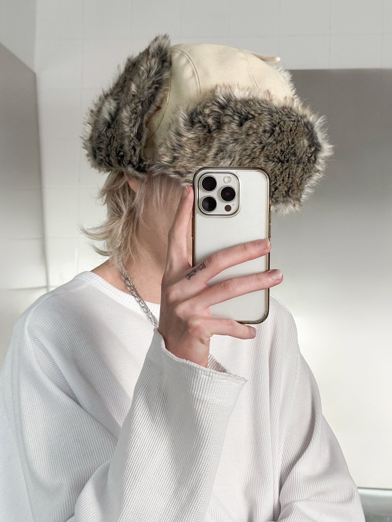 PILOT HAT - ECRU