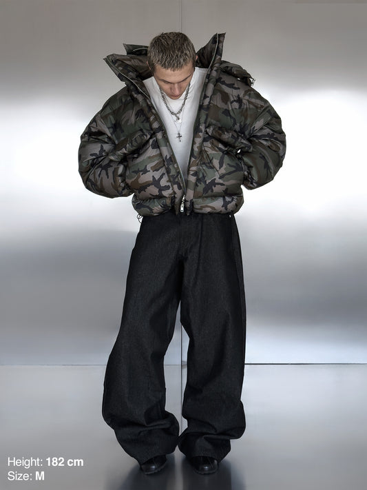 PUFFY JACKET - CAMO