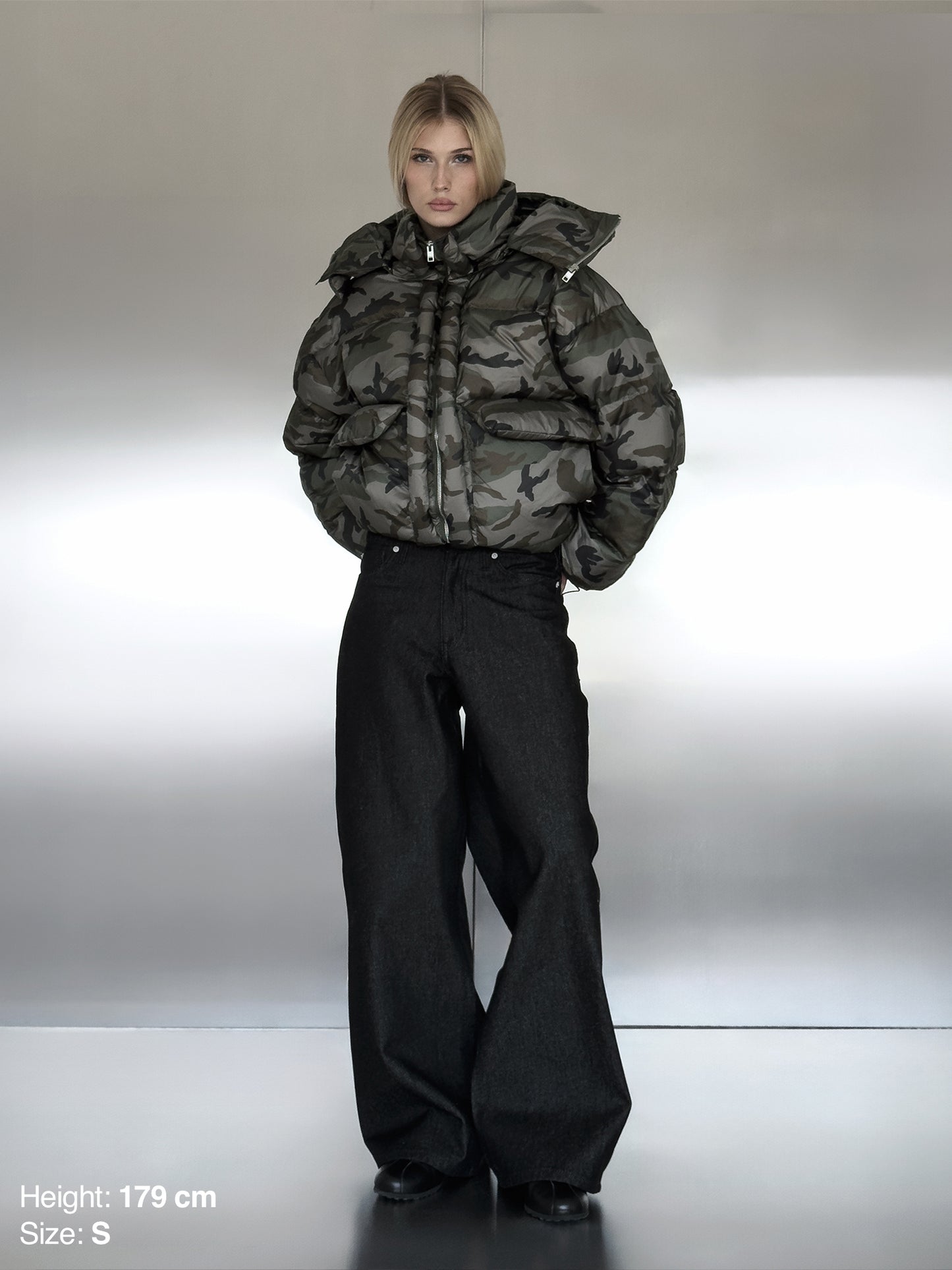 PUFFY JACKET - CAMO