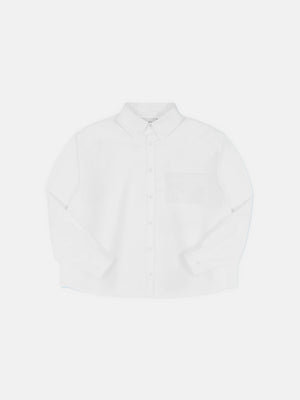 WHITE LETTER SHIRT