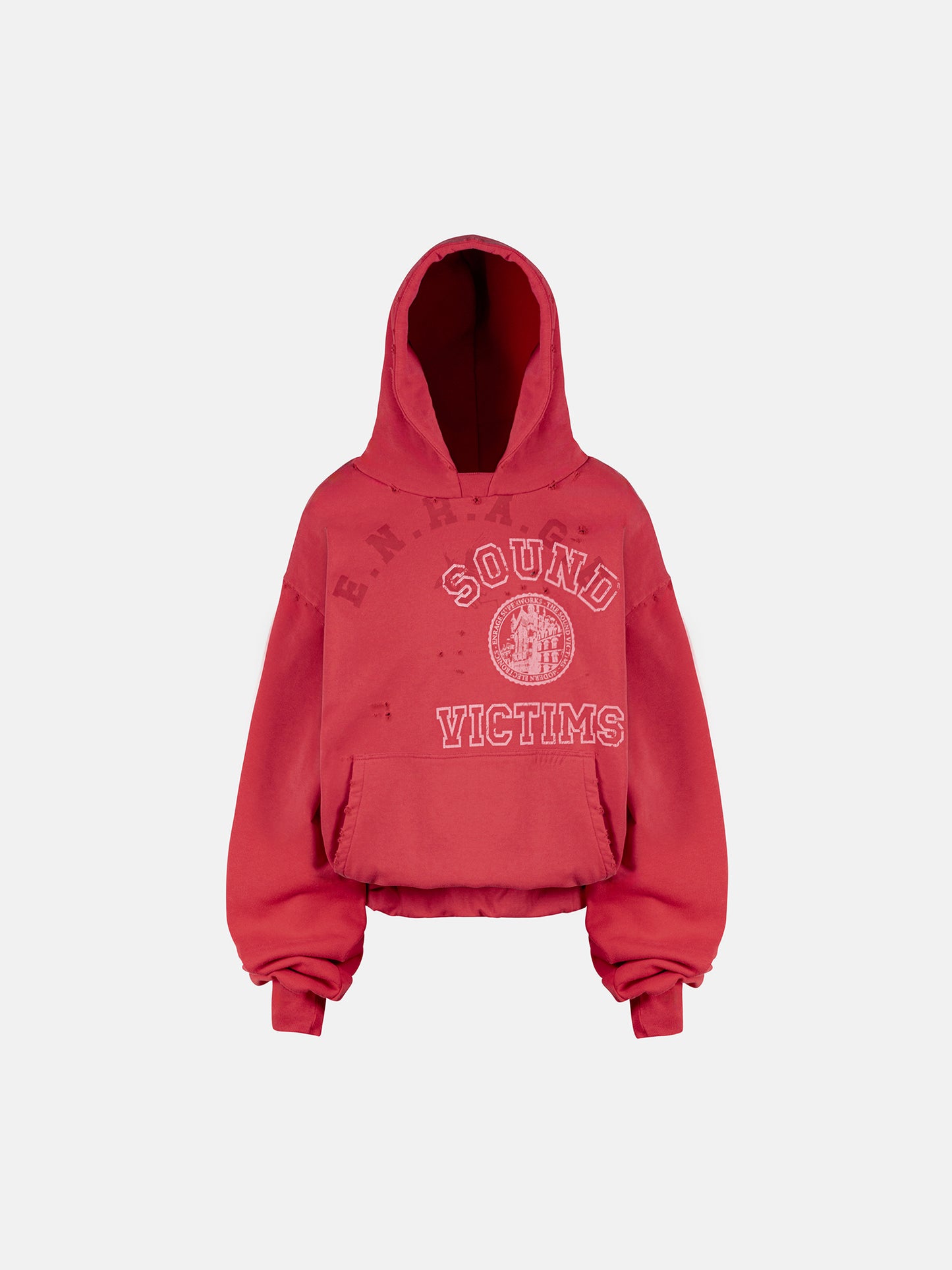 THE SOUND VICTIMS HOODIE - VINTAGE RED