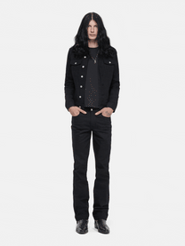 DENIM JACKET - ALL BLACK