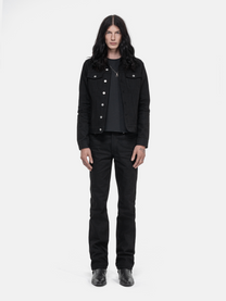 DENIM JACKET - ALL BLACK
