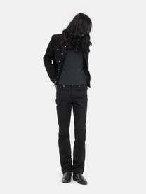 DENIM JACKET - ALL BLACK