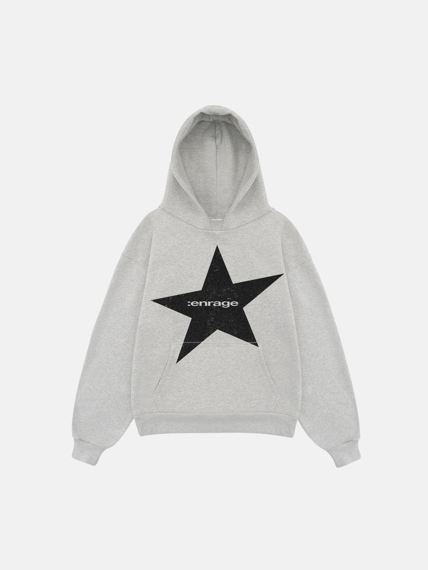 STAR HOODIE - GRAY