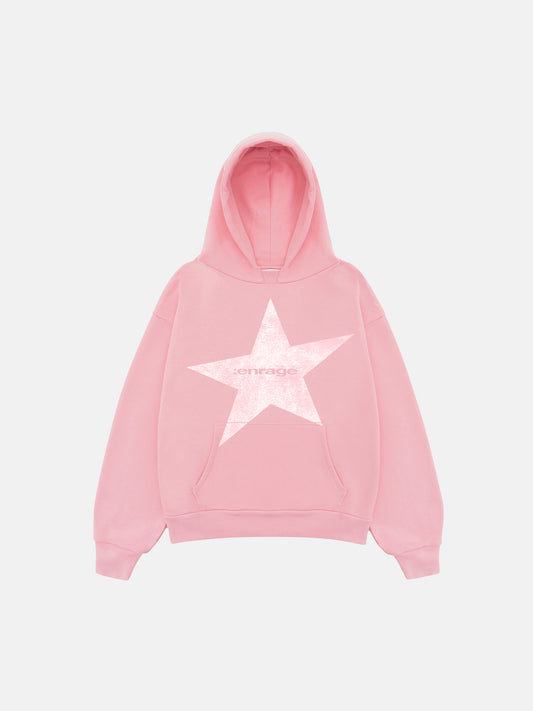 STAR HOODIE - PINK