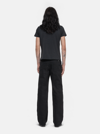 STRAIGHT JEANS - ALL BLACK DENIM