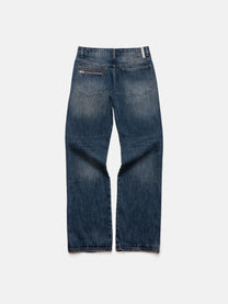 STRAIGHT JEANS - WASHED NAVY DENIM