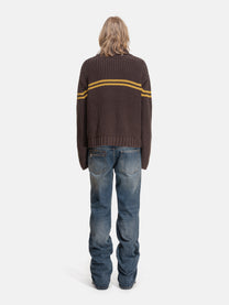 STRAIGHT JEANS - WASHED NAVY DENIM