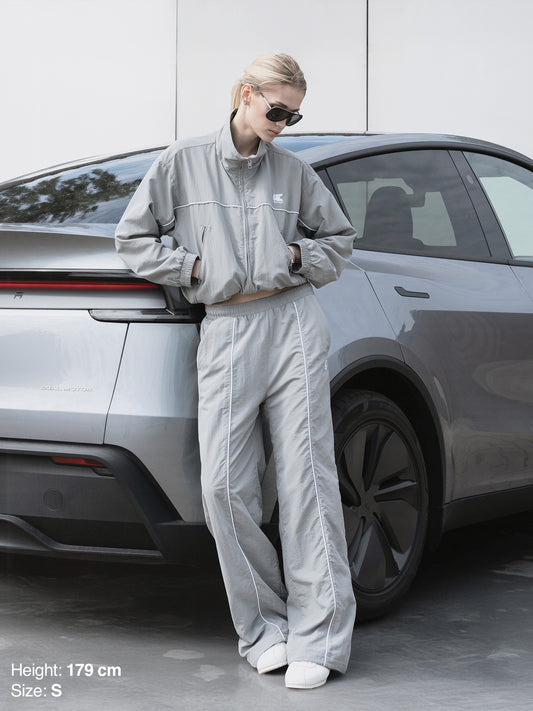 TRACKSUIT PANTS - GRAY