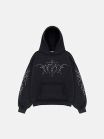 TRIBAL HOODIE - VINTAGE SCHWARZ