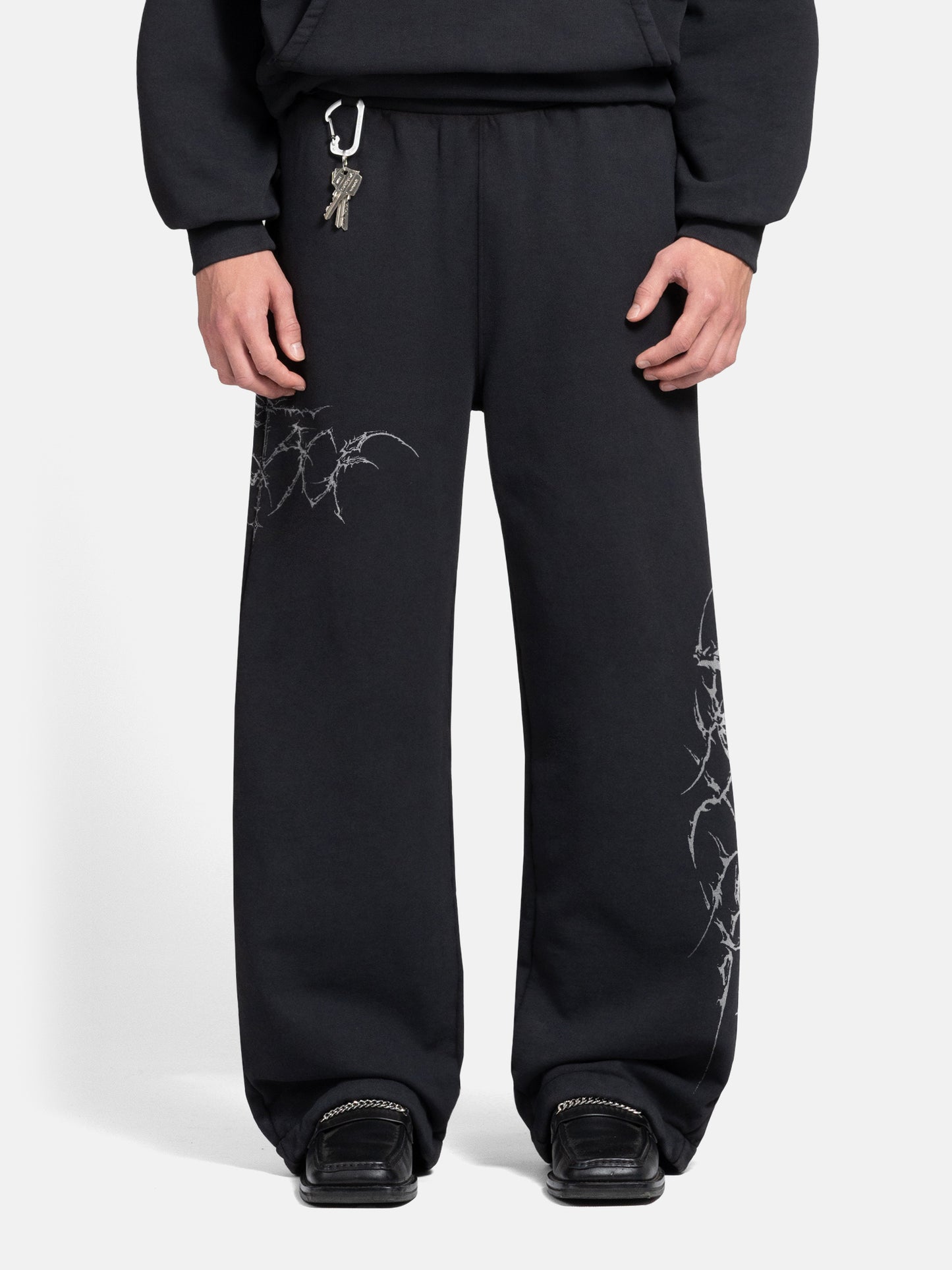 TRIBAL SWEATPANTS - VINTAGE BLACK