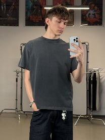 90S TEE - VINTAGE SCHWARZ