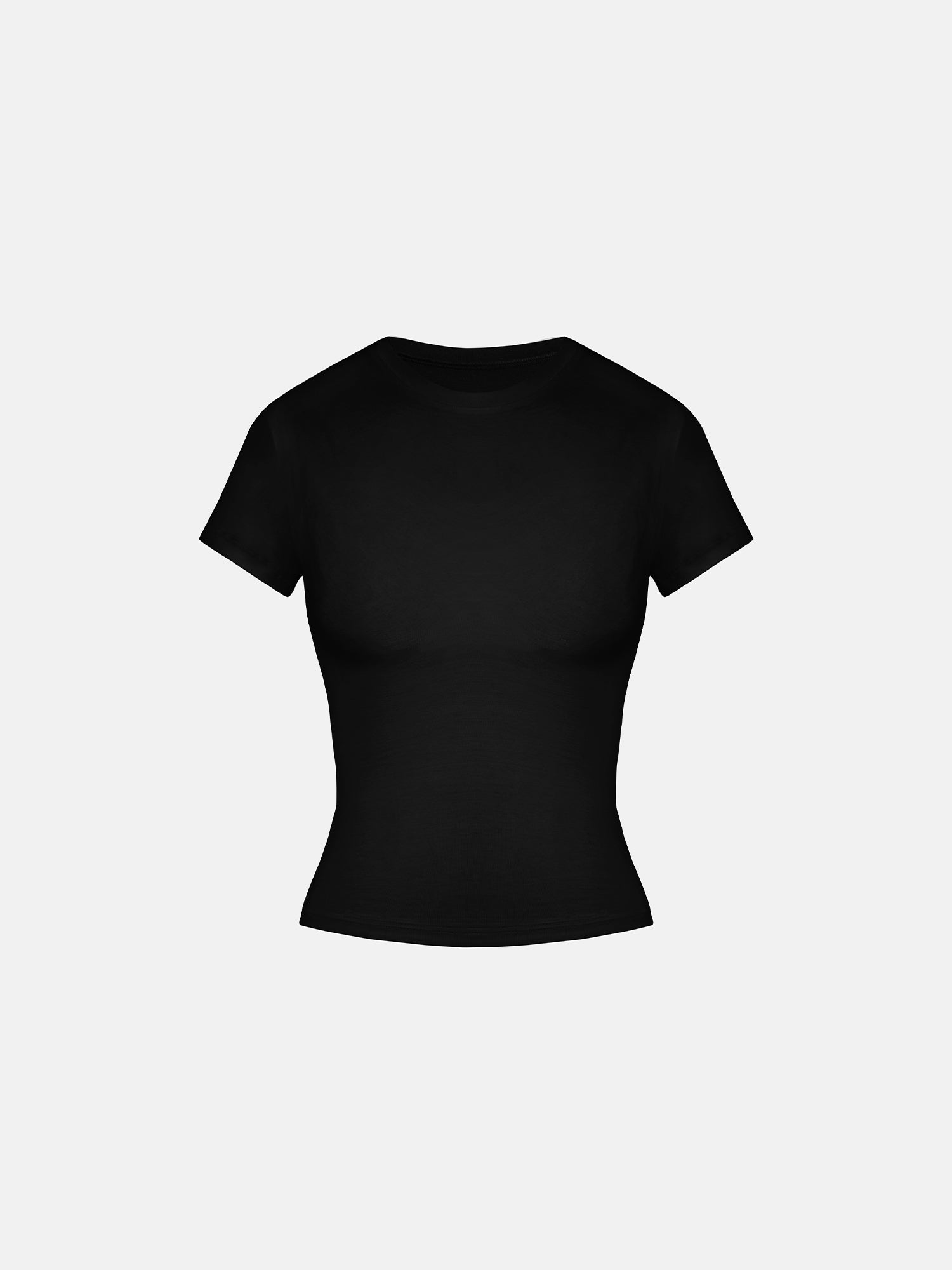 FITTED TEE WOMEN'S - BLACK