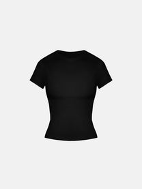 FITTED TEE WOMEN'S - BLACK