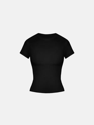 FITTED TEE WOMEN'S - BLACK