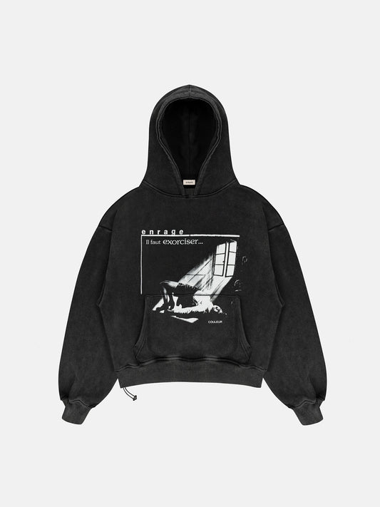 EXORCIST EDITOR'S CUT WASHED BLACK HOODIE