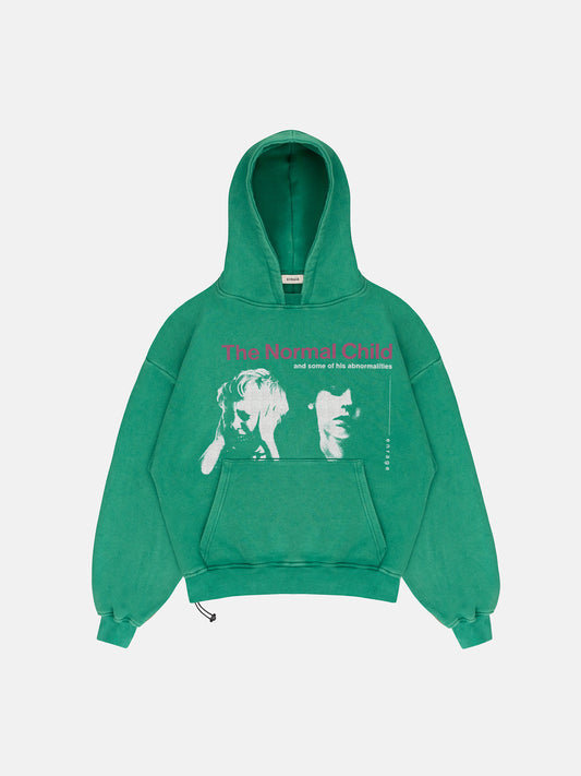 THE NORMAL CHILD EDITOR'S CUT WASHED GREEN HOODIE