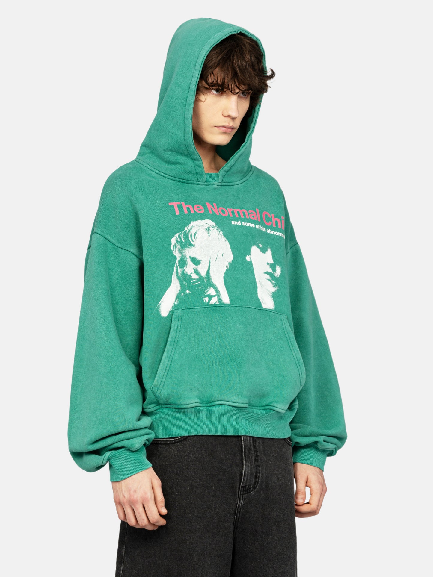 THE NORMAL CHILD EDITOR'S CUT WASHED GREEN HOODIE