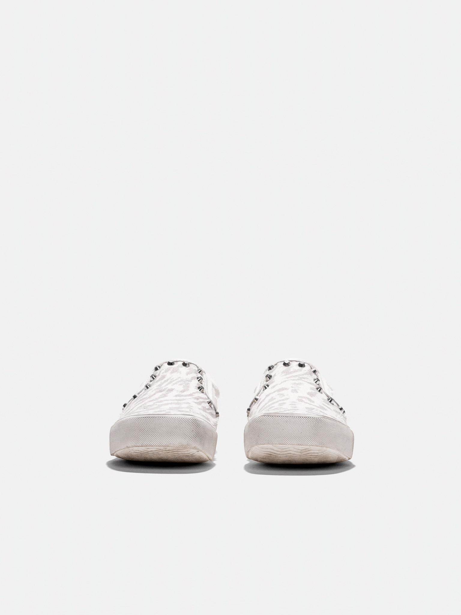 SLIP ON SNEAKER - WHITE LEOPARD