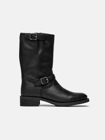 BIKER BOOTS - BLACK