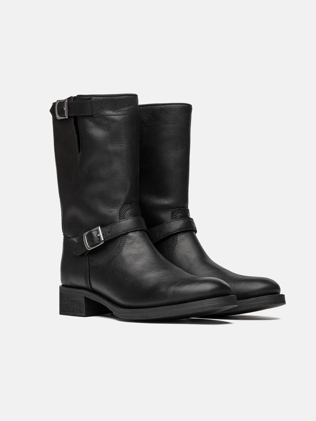 BIKER BOOTS - BLACK