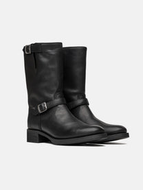 BIKER BOOTS - BLACK