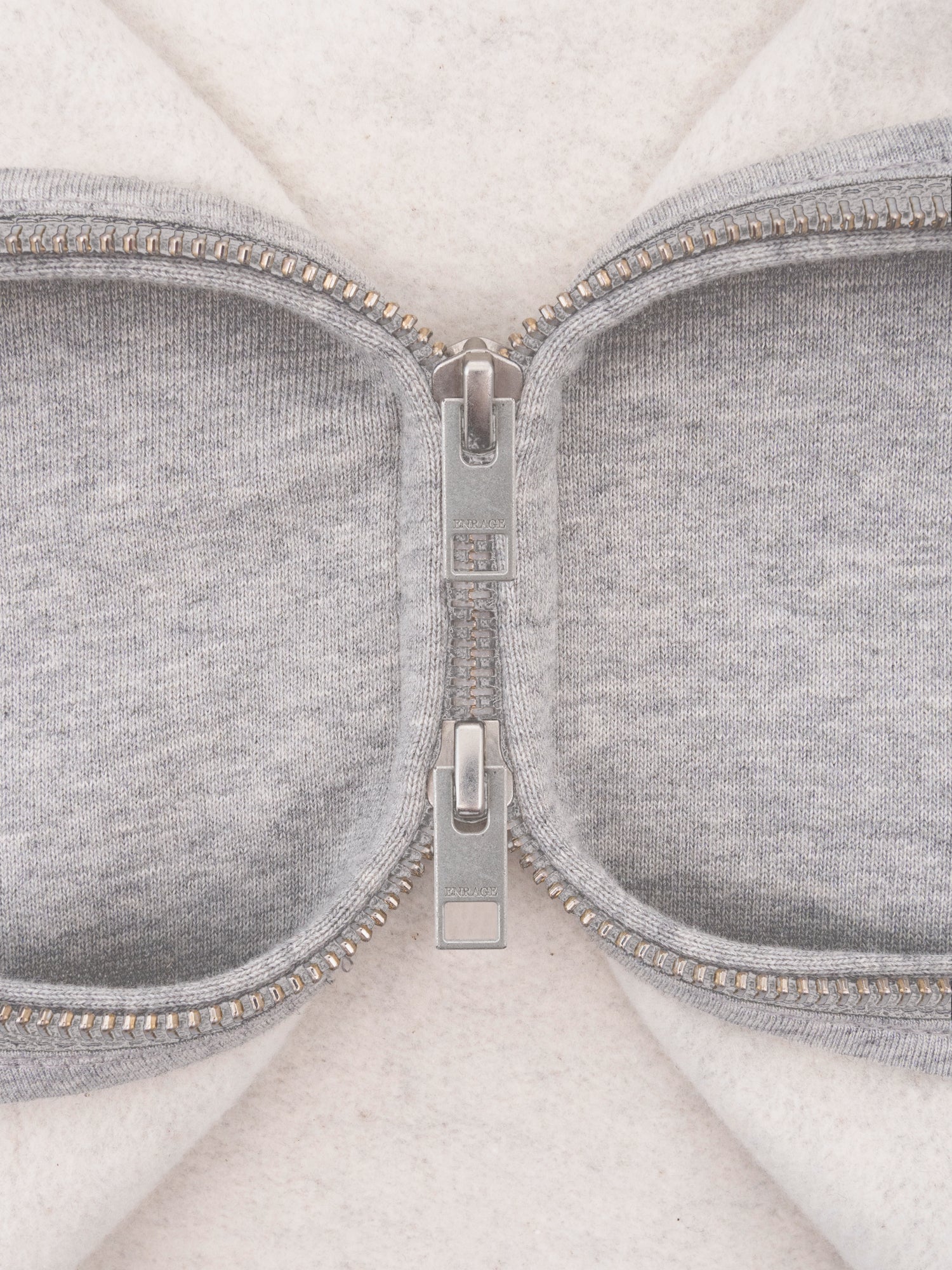 THE BLANC ZIP HOODIE - GRAY