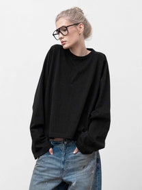 BAGGY LONGSLEEVE - BLACK