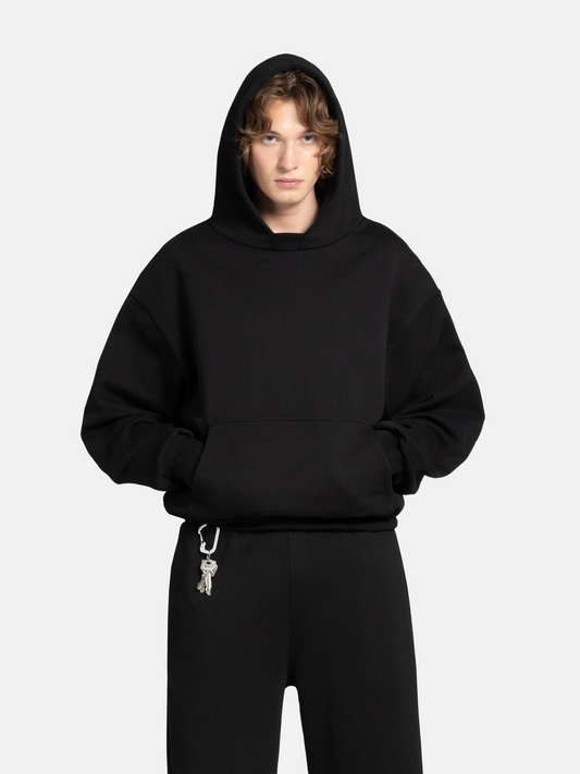 THE BLANC HOODIE - BLACK