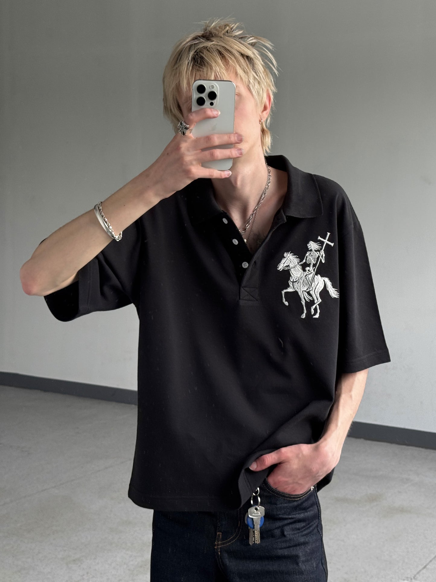 POLO SHIRT - BLACK