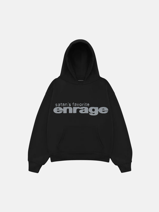 THE SATAN'S FAVORITE HOODIE - BLACK