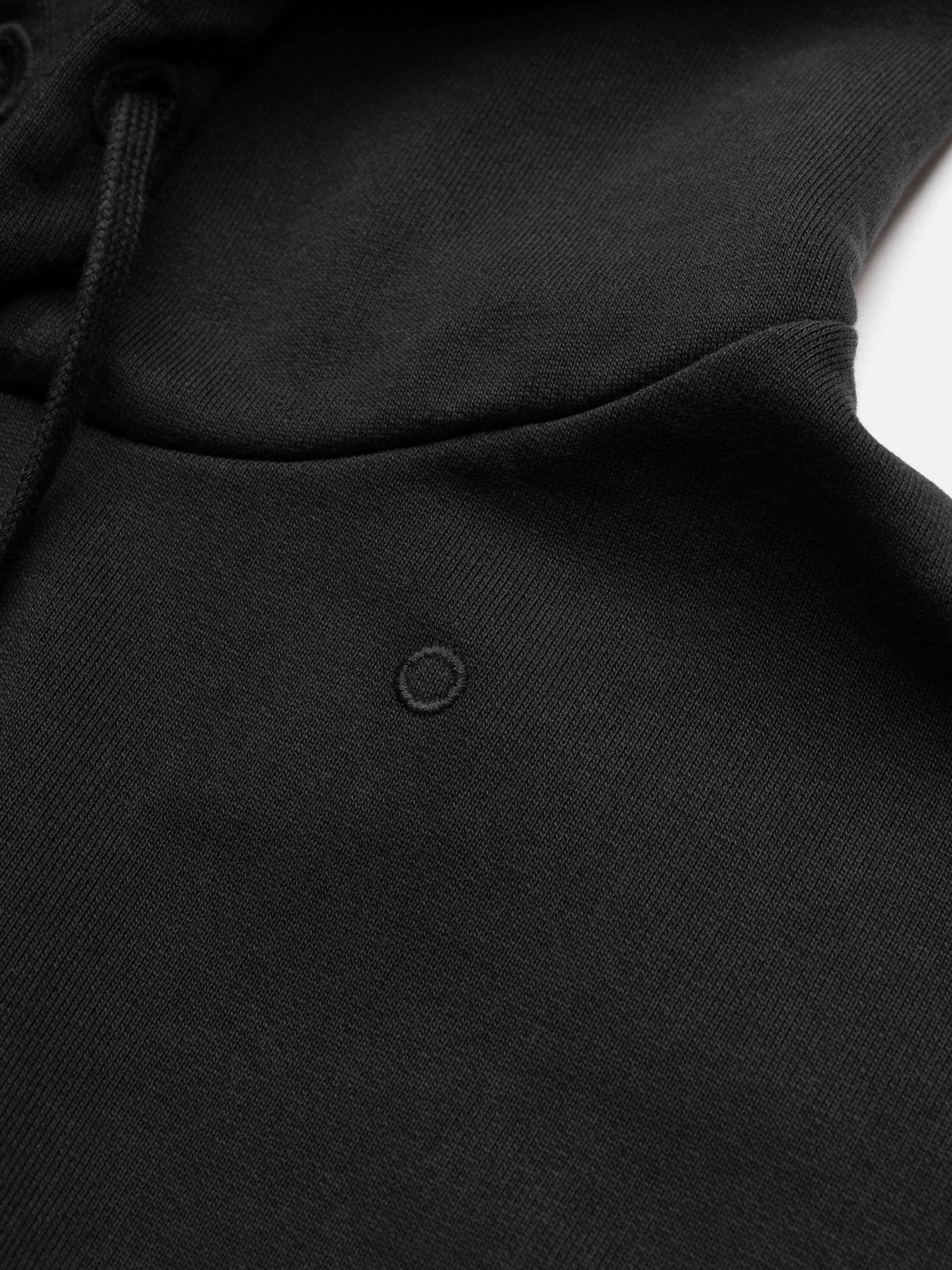 BLANC HOODIE - BLACK