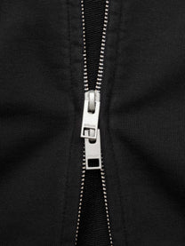 BUBBLE ZIP HOODIE - BLACK