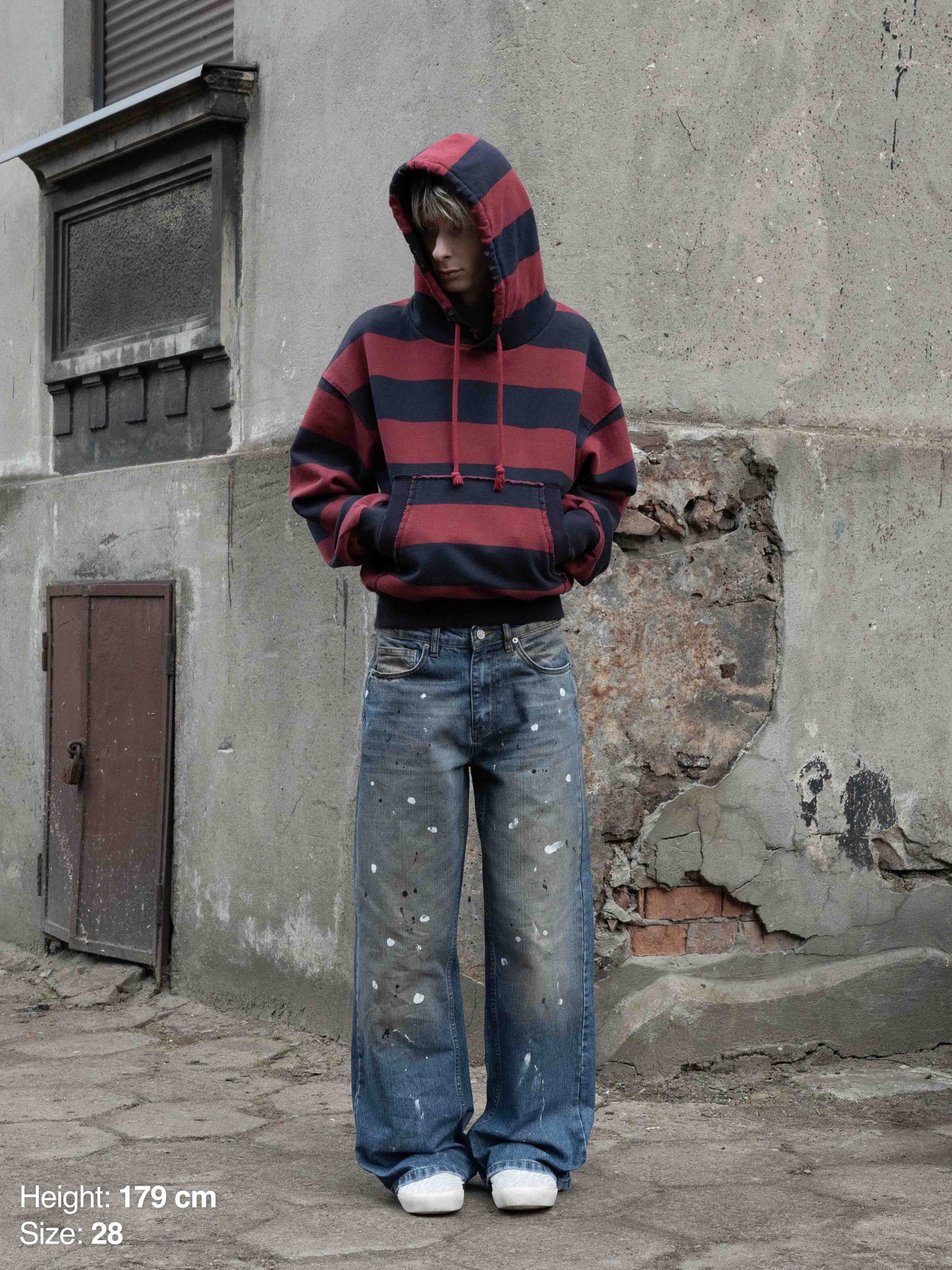 BOOTCUT JEANS - BLUE PAINTER