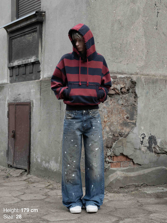BOOTCUT JEANS - BLUE PAINTER