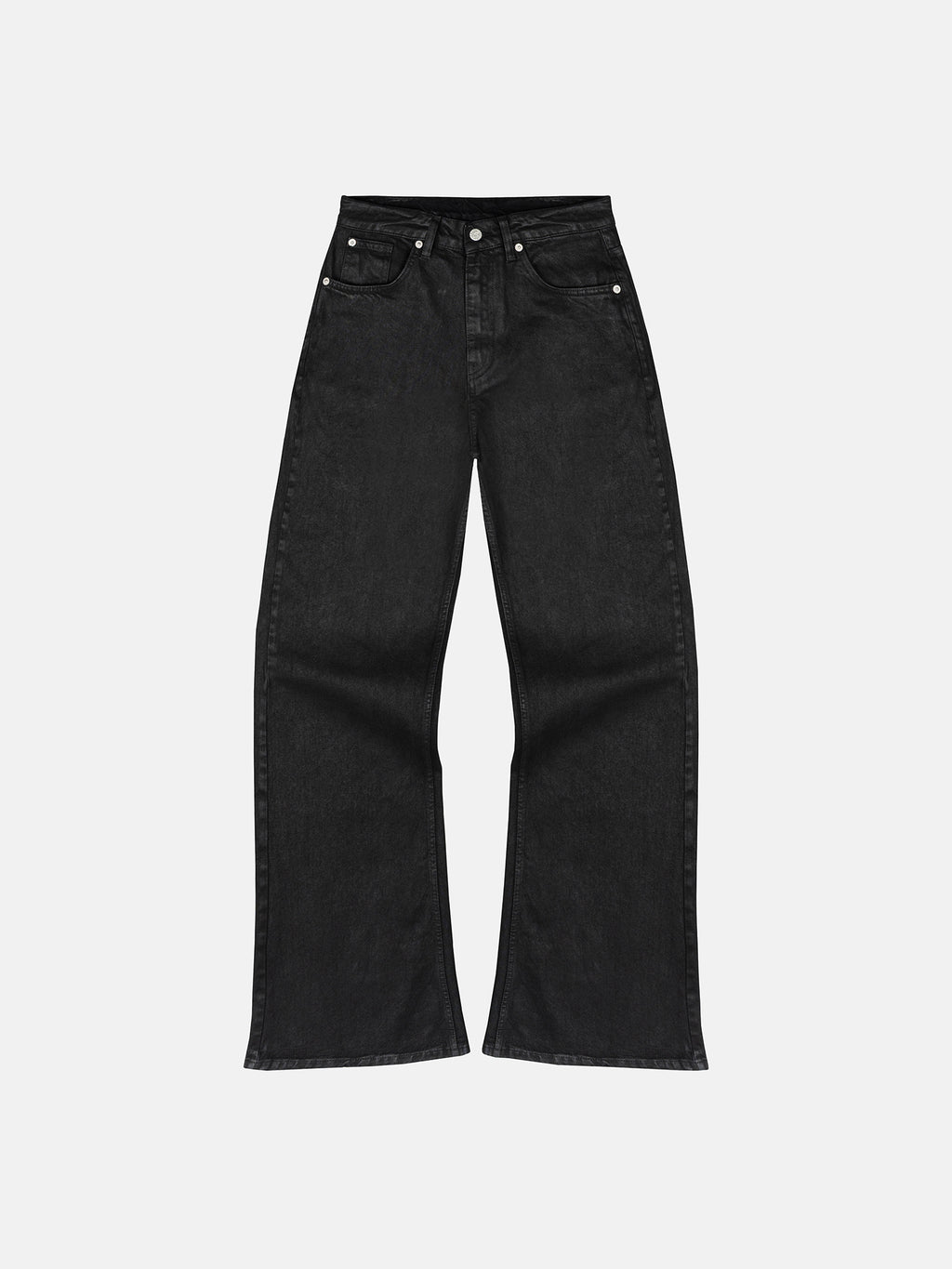 BOOTCUT JEANS - WAXED BLACK