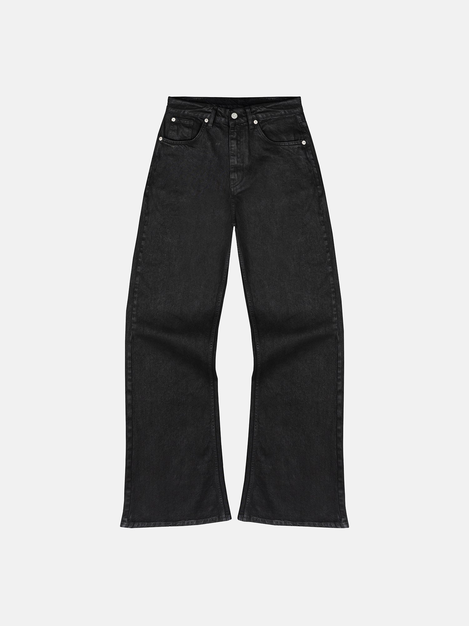 BOOTCUT JEANS - WAXED BLACK