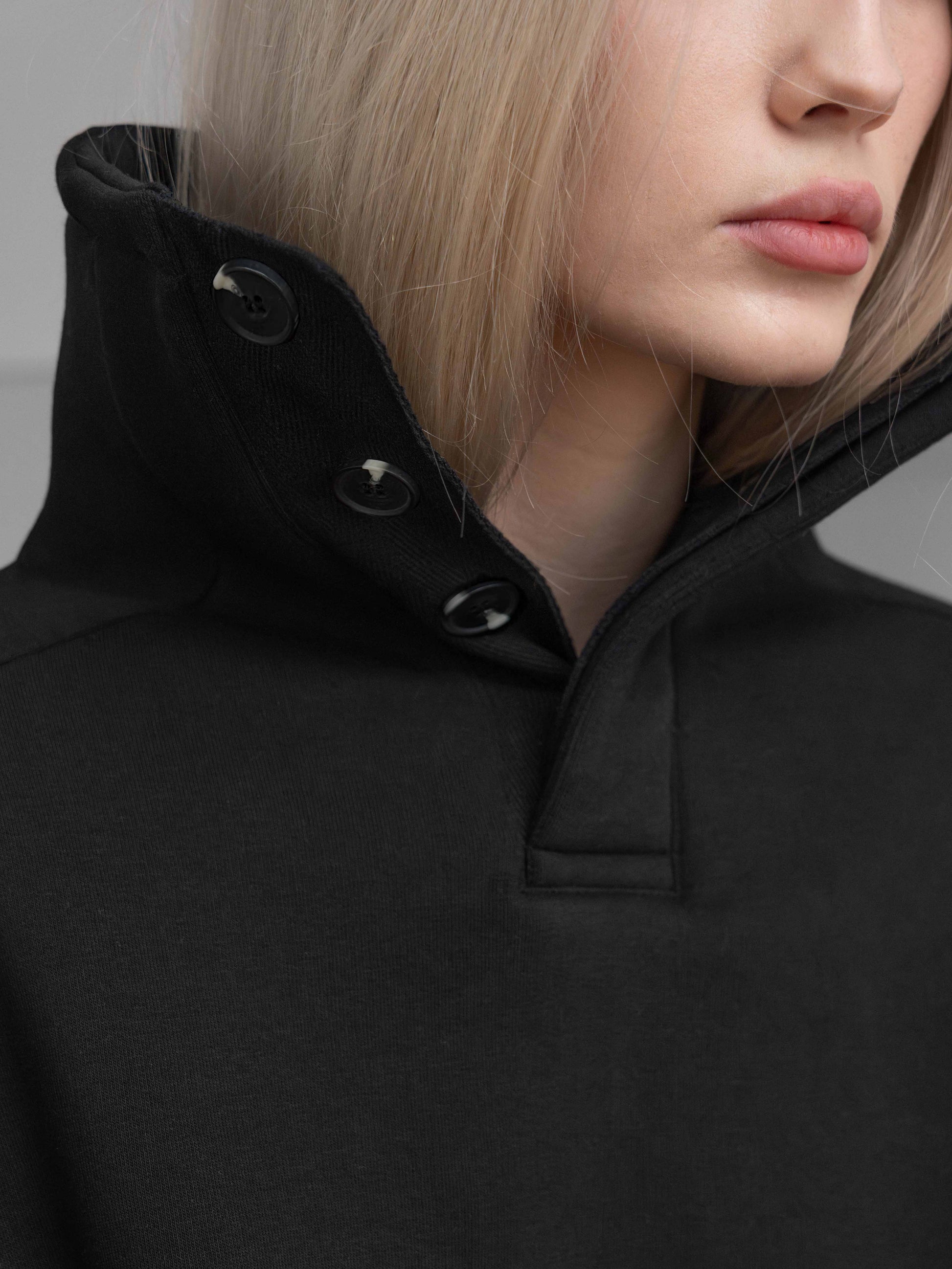 BUBBLE HIGH NECK - BLACK