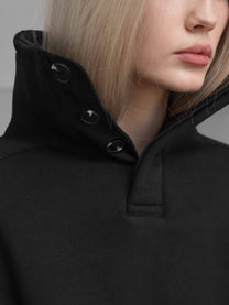 BUBBLE HIGH NECK - BLACK