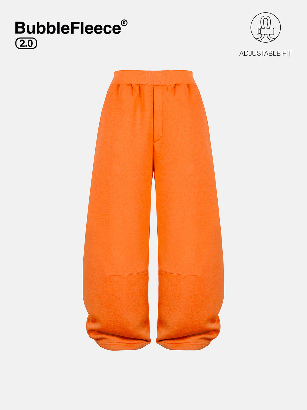 BUBBLE SWEATPANTS - ORANGE