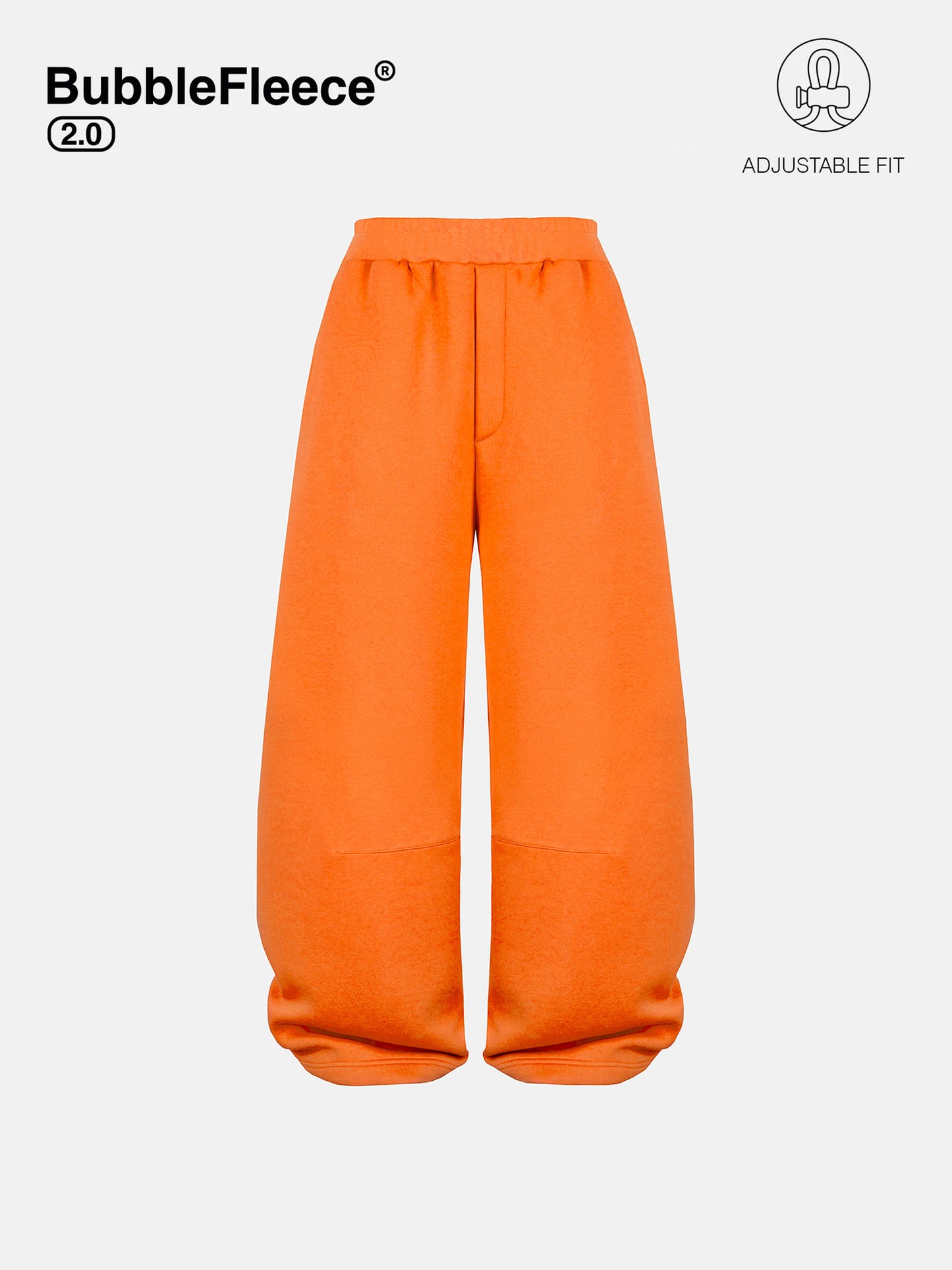 BUBBLE SWEATPANTS - ORANGE