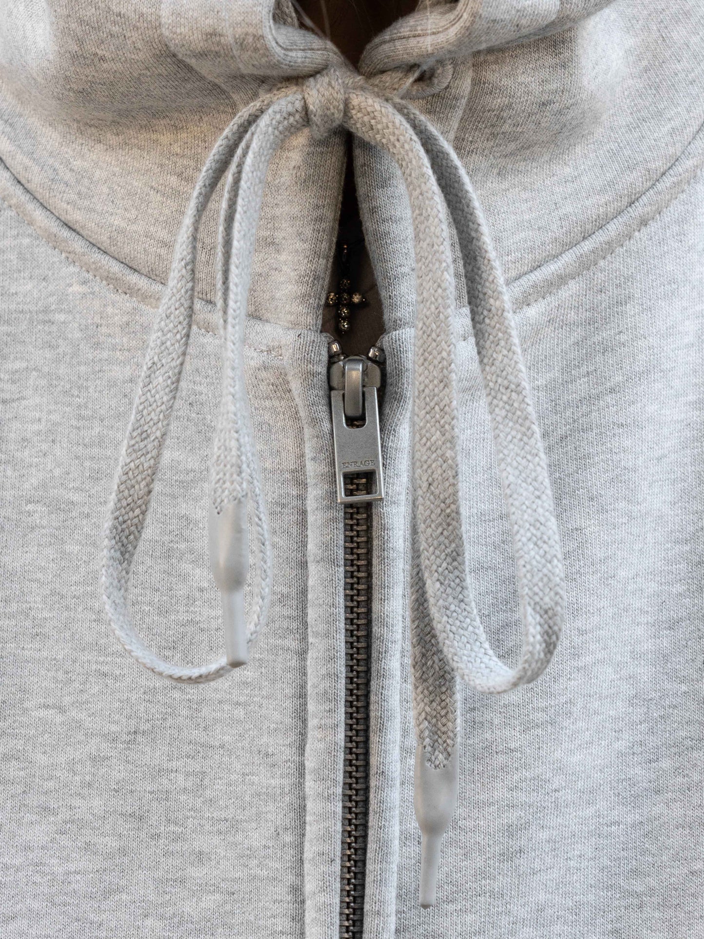 BUBBLE ZIP HOODIE - GRAY