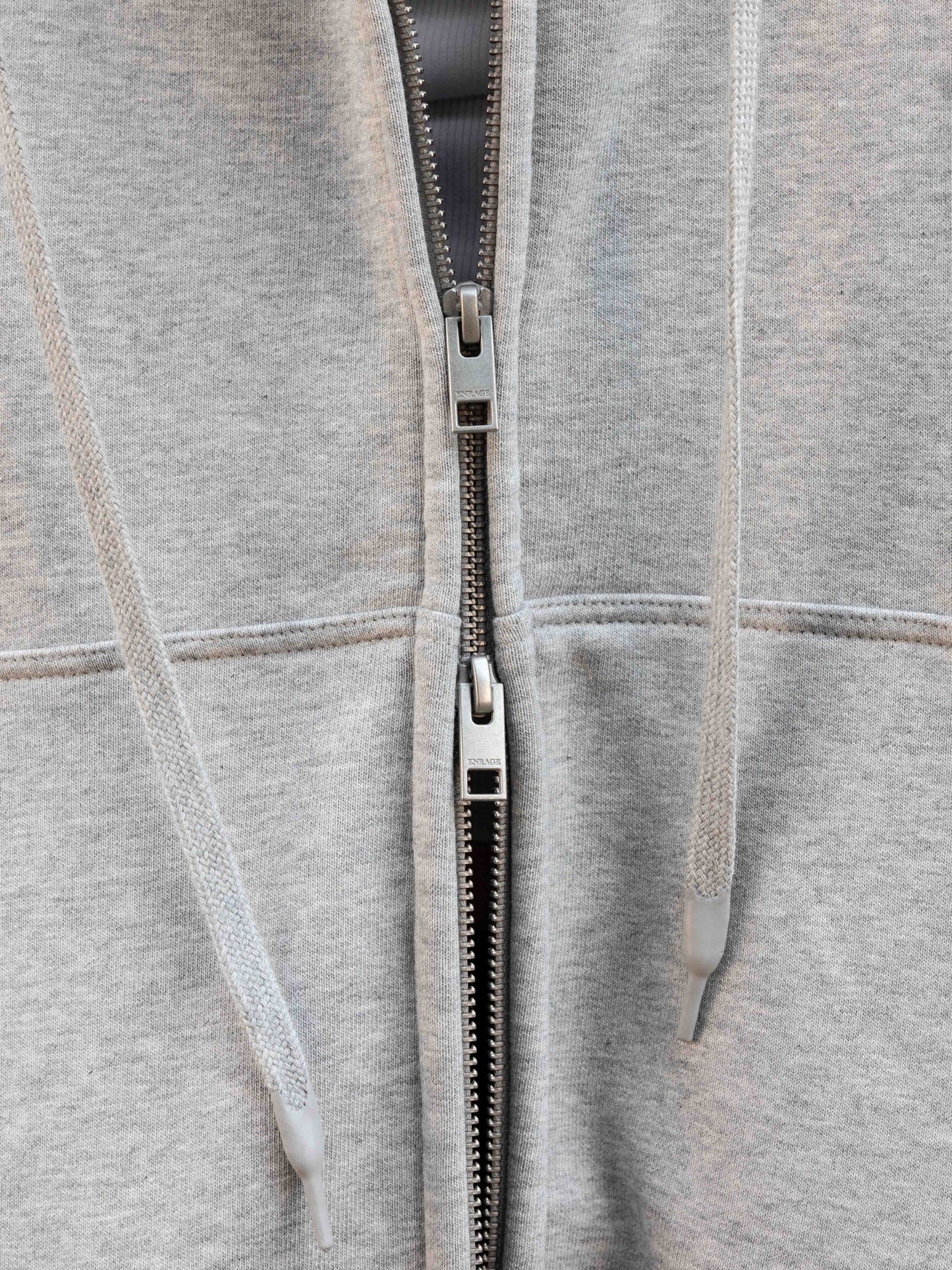 BUBBLE ZIP HOODIE - GRAY