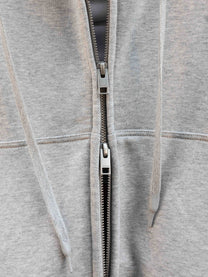 BUBBLE ZIP HOODIE - GRAY