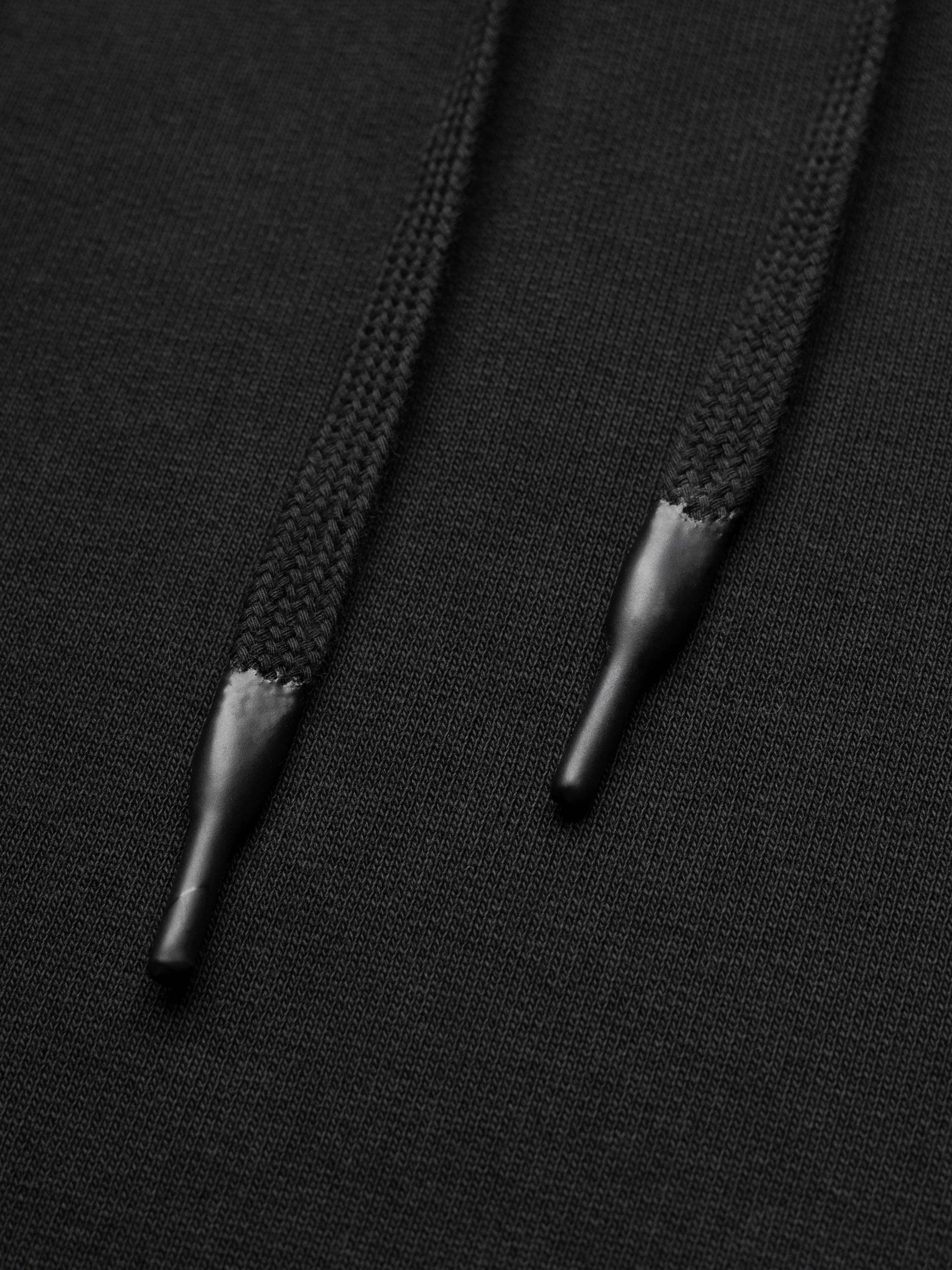 BUBBLE ZIP HOODIE - BLACK