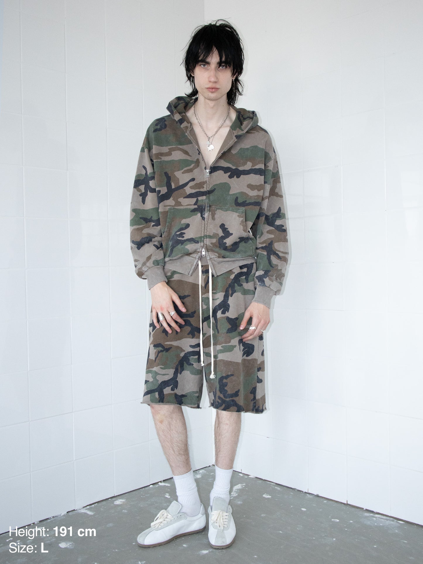 THE BLANC MAXI SHORTS - CAMO