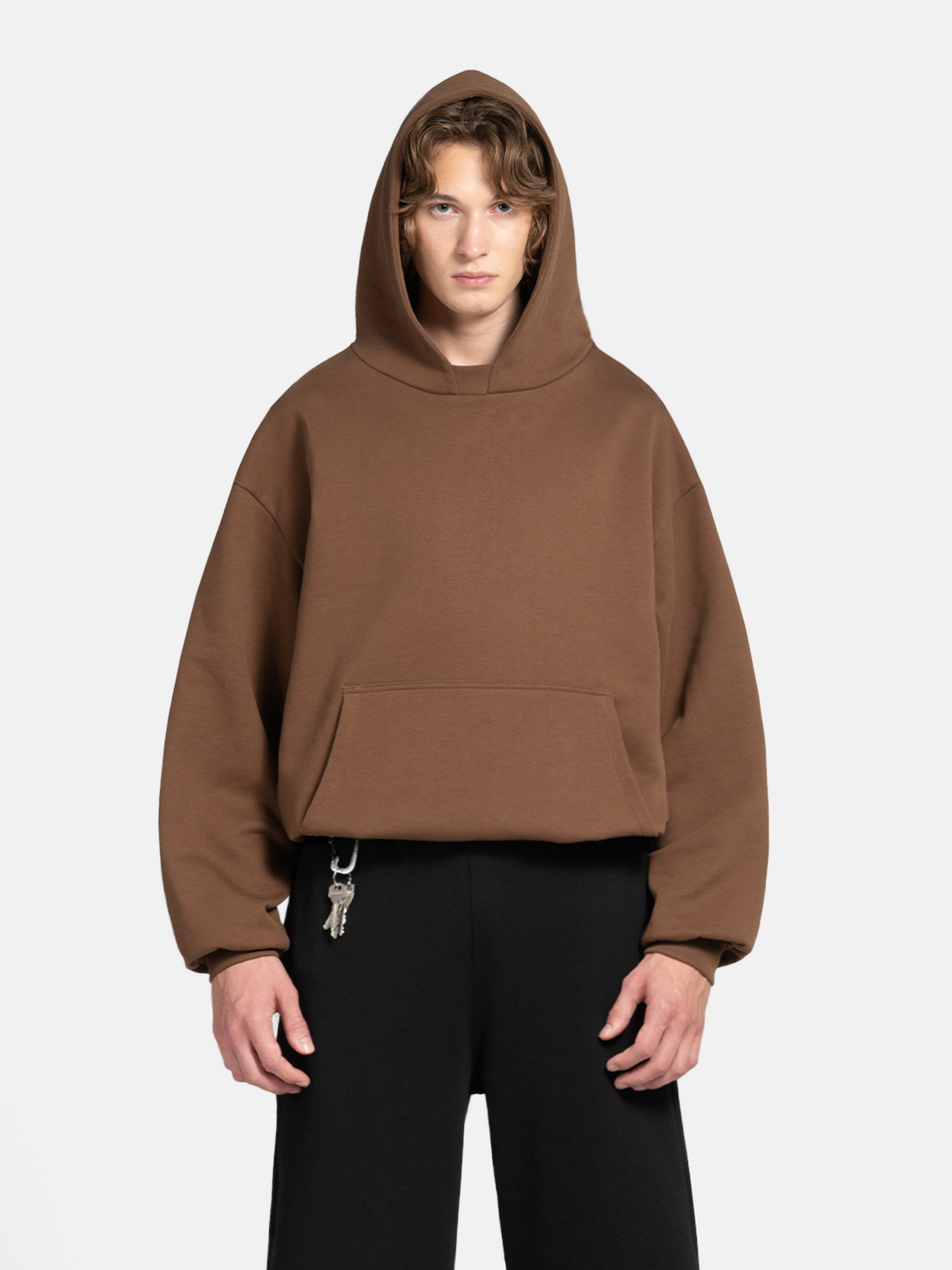 THE BLANC HOODIE - COFFEE